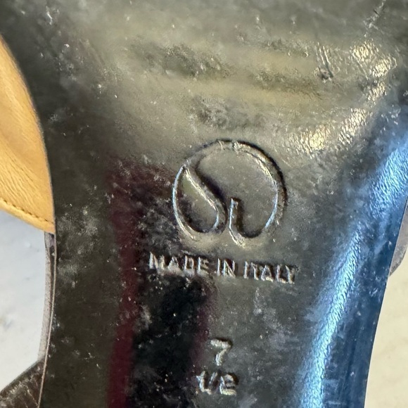 Vintage St. John Slingback Pointed Toe Pumps Shoes SZ 7.5 - Picture 16 of 16